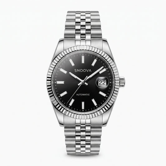 Snoova Onyx Commander Black Stainless Steel Men’s Watch
